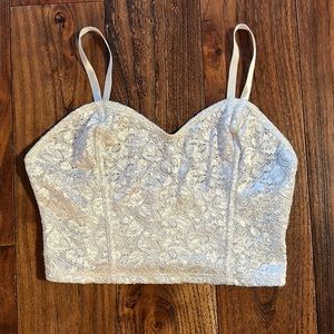 American Apparel Lace Bustier